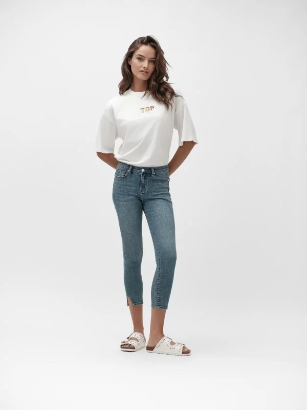 DAFNE - JEANS SKINNY CON SPACCHETTO - WW30215